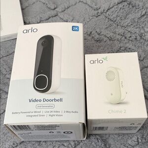 Arlo Video Doorbell and Chime 2 Set